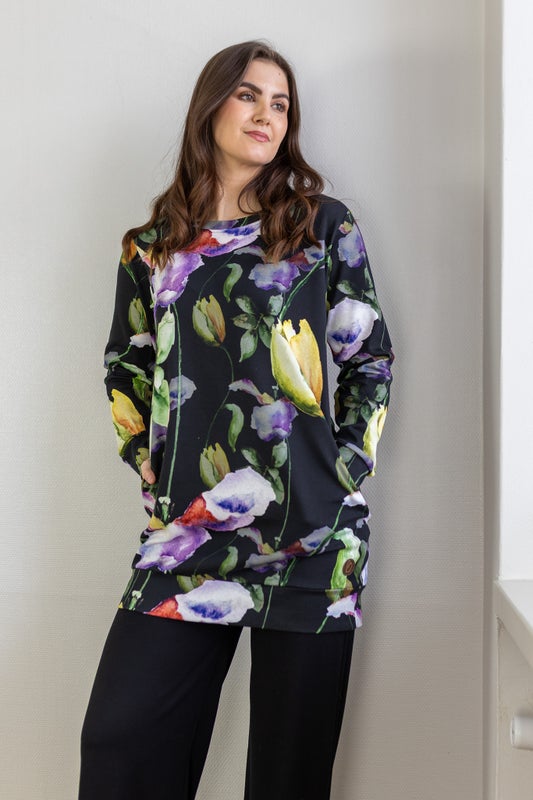 CORSE NAISTEN COLLEGETUNIKA, NIGHT GARDEN