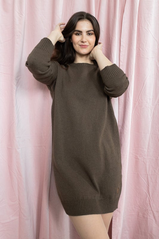 ANSA NAISTEN NEULETUNIKA, COCOA