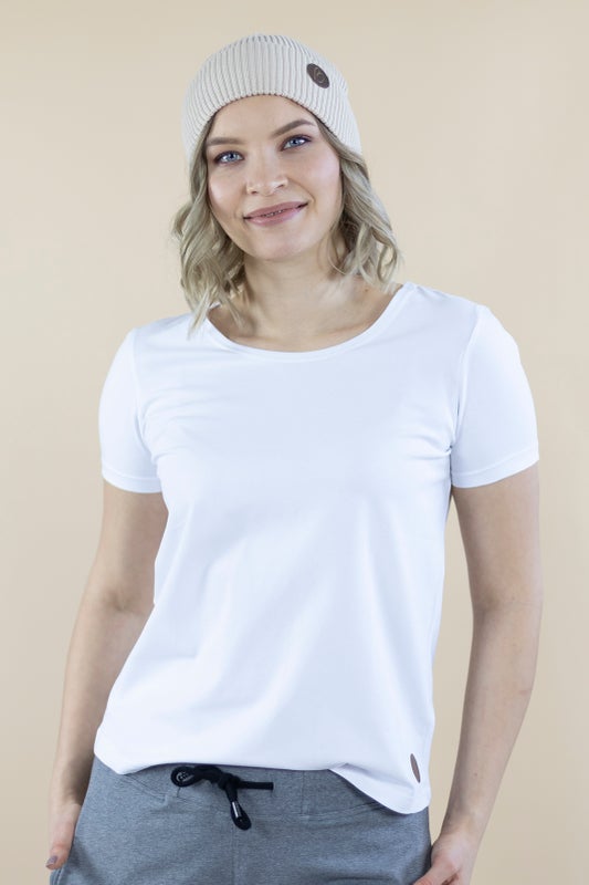 SHANGHAI NAISTEN T-PAITA, VALKOINEN