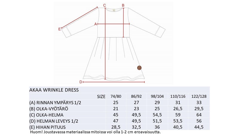 AKAA LASTEN MEKKO, APPLE TREE MAUVE