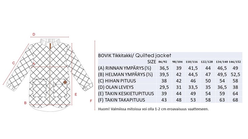 BOVIK TIKKITAKKI, ROOSA
