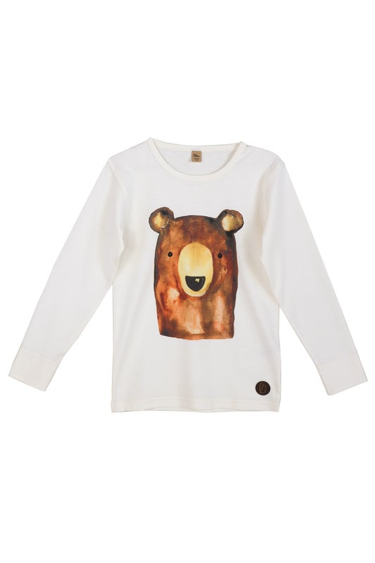 BILBO PITK&Auml;HIHAINEN T-PAITA RECYCLED, KARHU