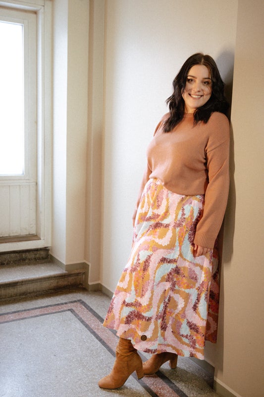 KOVEL NAISTEN HAME, FLOWER  WAVES