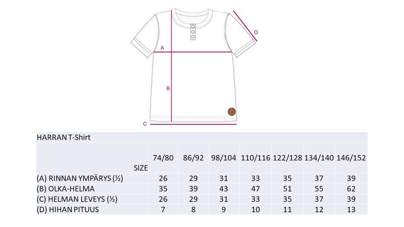 HARRAN T-paita, Stripe Brown