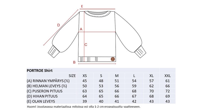 PORTROE NAISTEN PUSERO, STORM